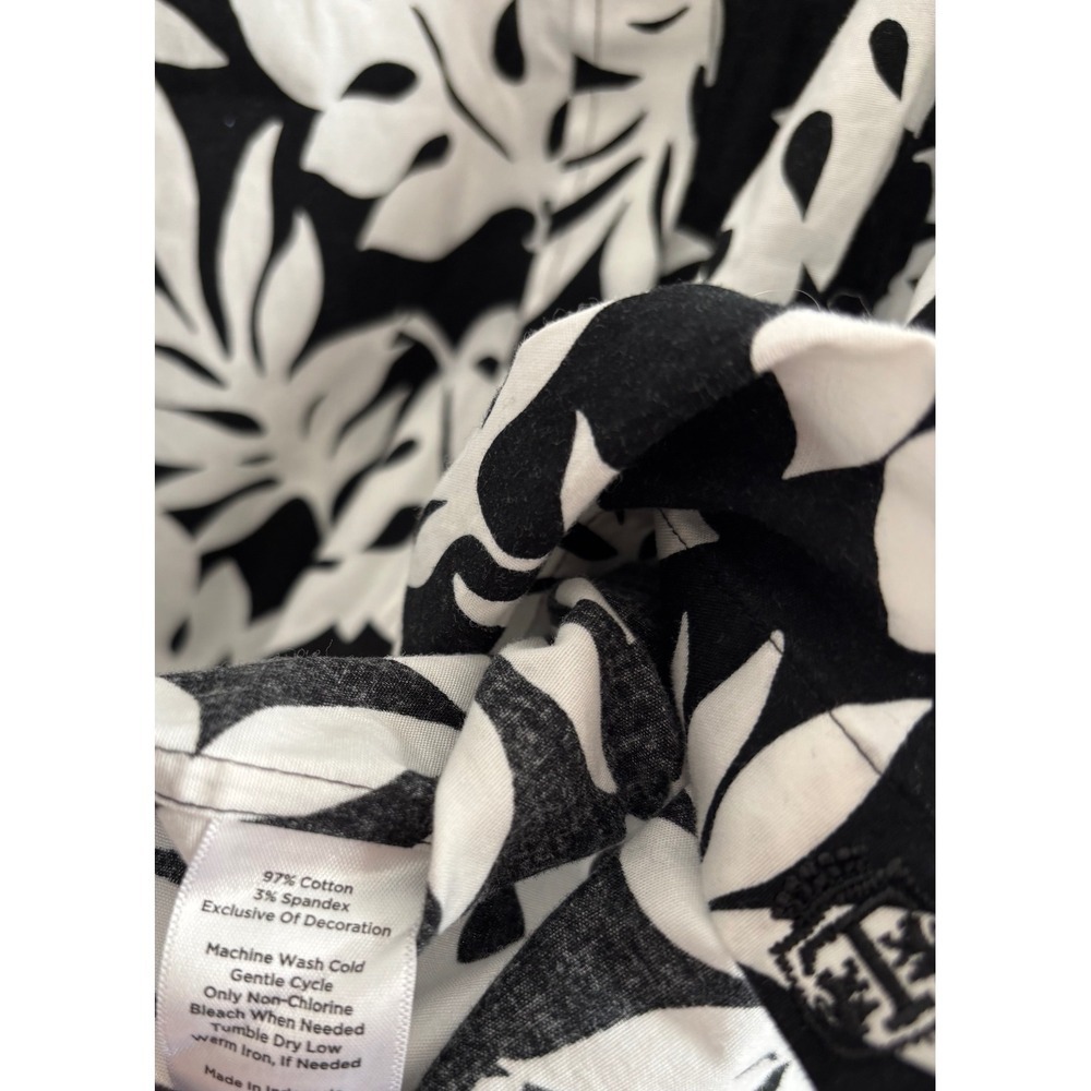 Talbots Black & White Wrinkle-Resistant Sleeveless Top – Size 2 - Picture 5 of 6